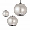 Lampa wisząca chrom kula 25cm lustrzana szklana minimalistyczna klasyczna uniwersalna MIRROR GLOW ST-9021-S chrome Step Into Design 